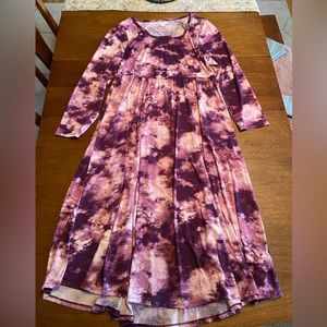 LuLaRoe Ryane Long Sleeved Midi Dress Fit and Flare. Size 2X women